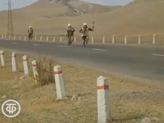 saturday evening. from the cycle of comedy short films the road (1975)